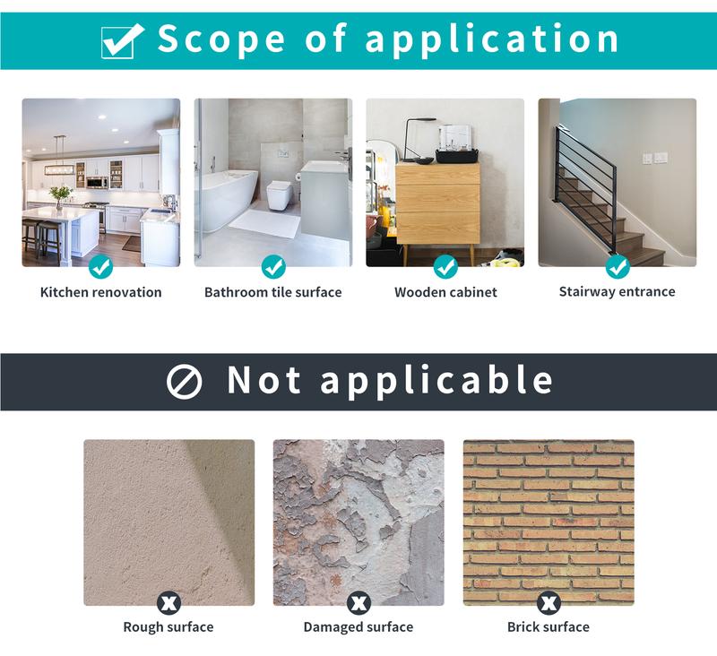 48pcs Marble Pattern Wall Sticker, Self AdhesivePeel & Stick Wall Decal, Waterproof & Oil-proof WallSticker For Kitchen Bathroom Home Office Decor