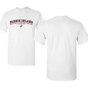 Parris Island Shirt – MCRD Marine Corps Training Graphic T Shirt, USMC Recruit Depot Tee, Soft Cotton Blend T Shirt, Patriotic Apparel for Men Women, Gift for Marines Veterans