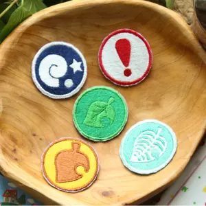 Animal Crossing Embroidered Iron-On Patches | New Horizons | Cozy Gaming | Gamer Gifts | Video Game Gifts | Sew-On Patches | 2" x 2"