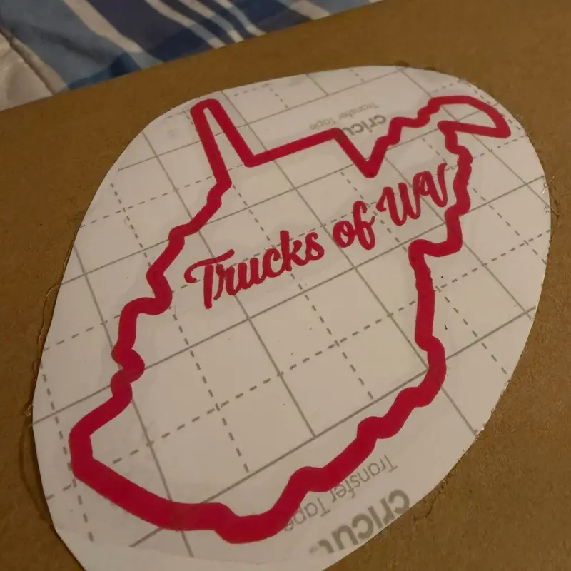 OG Magenta Trucks Of WV Sticker