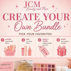 JCM Build Your Bundle of Hair Accessories & Cosmetics Unique Design Ideal for Personal Use Gifts or Business Multiple Colors