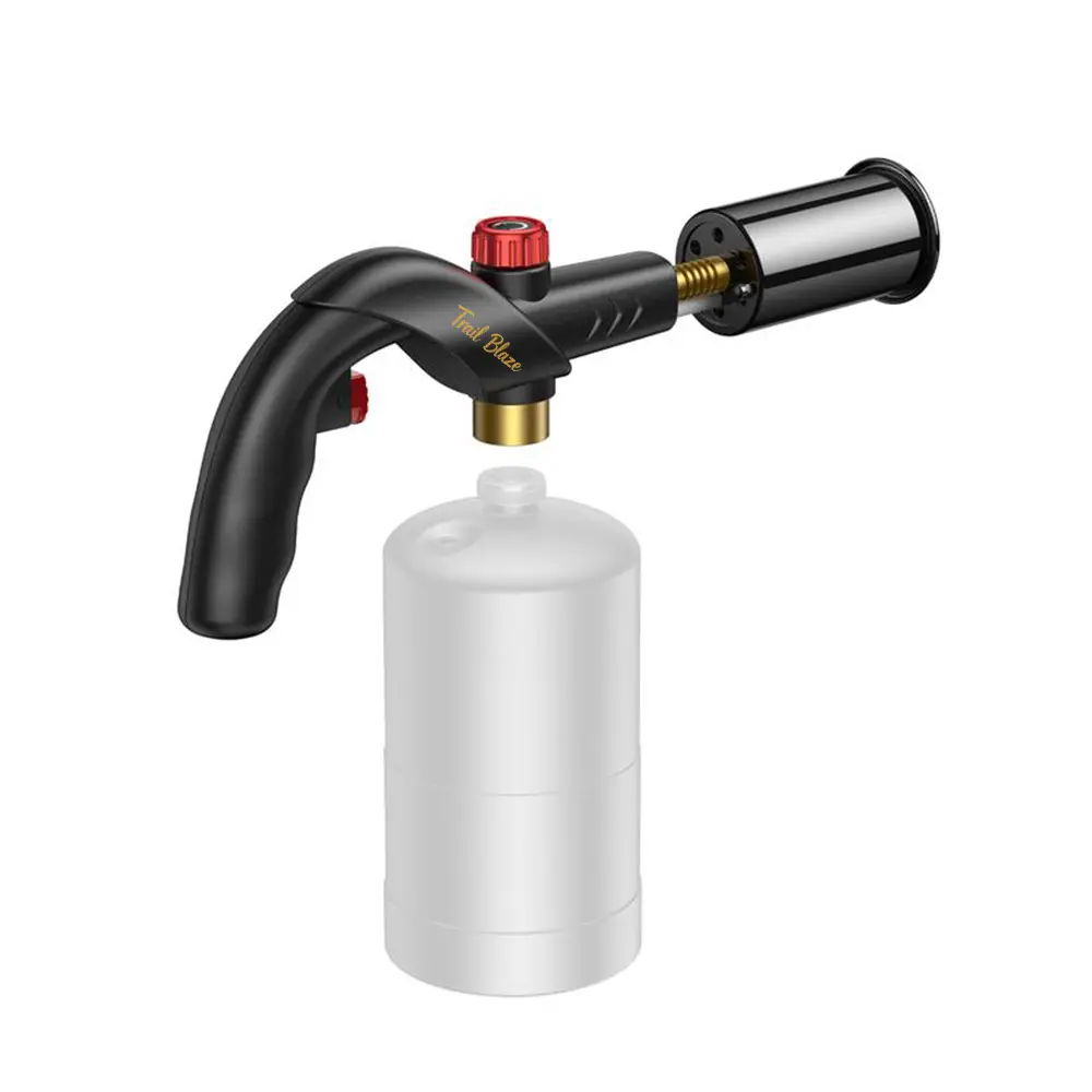 Propane Cooking Torch, Torch Head for Propane Tank with Igniter Searing Torch for Sous Vide Charcoal Torch Lighter BBQ Grill Flame Thrower Campfire Starter (Propane Tank Not Included)
