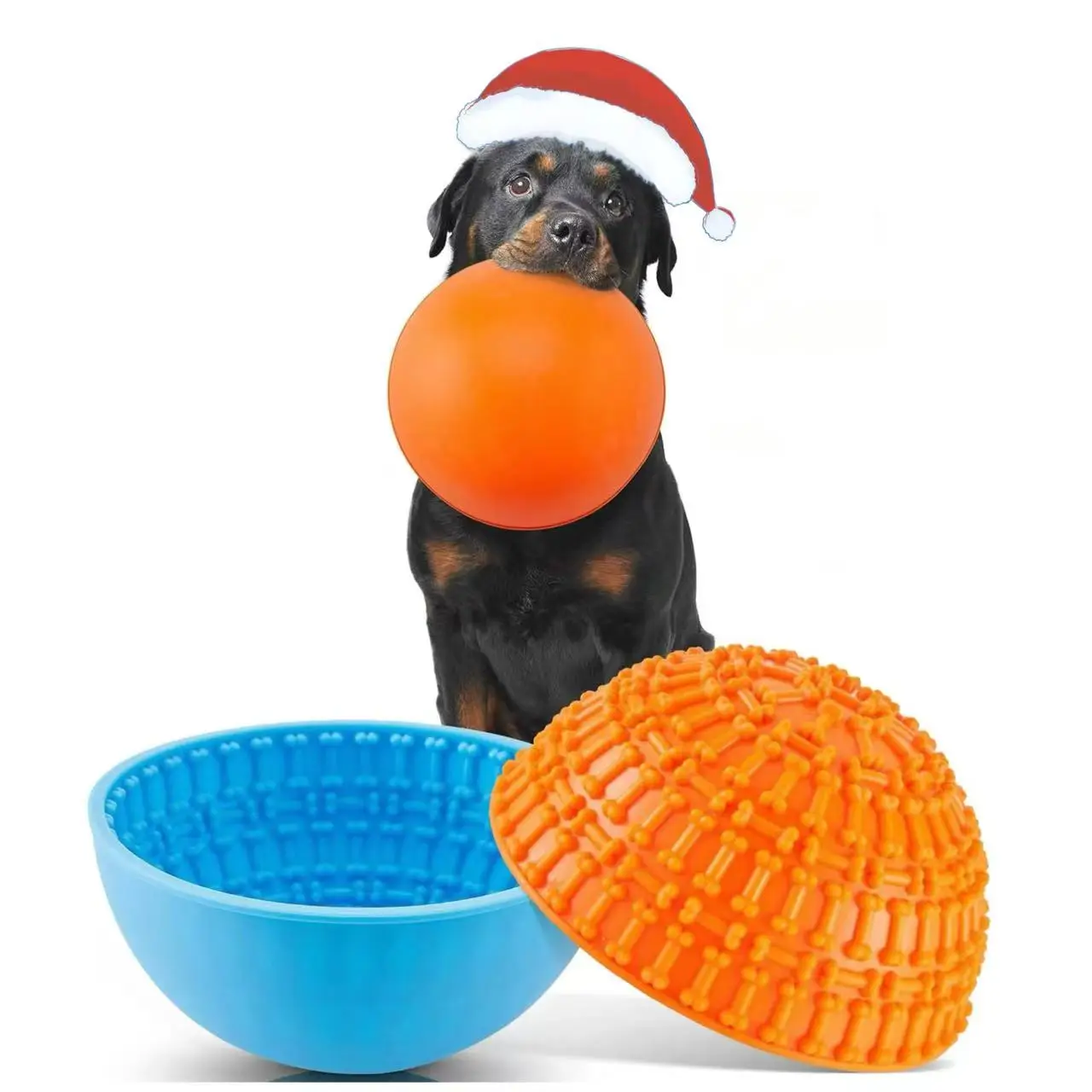 Organic Silicone Lick Bowl - Eco-Friendly, Hypoallergenic for Sensitive Stomach Dogs-MSW