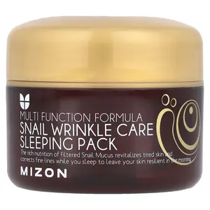Mizon Snail Wrinkle Care Sleeping Pack, 2.7 fl oz (80 ml)