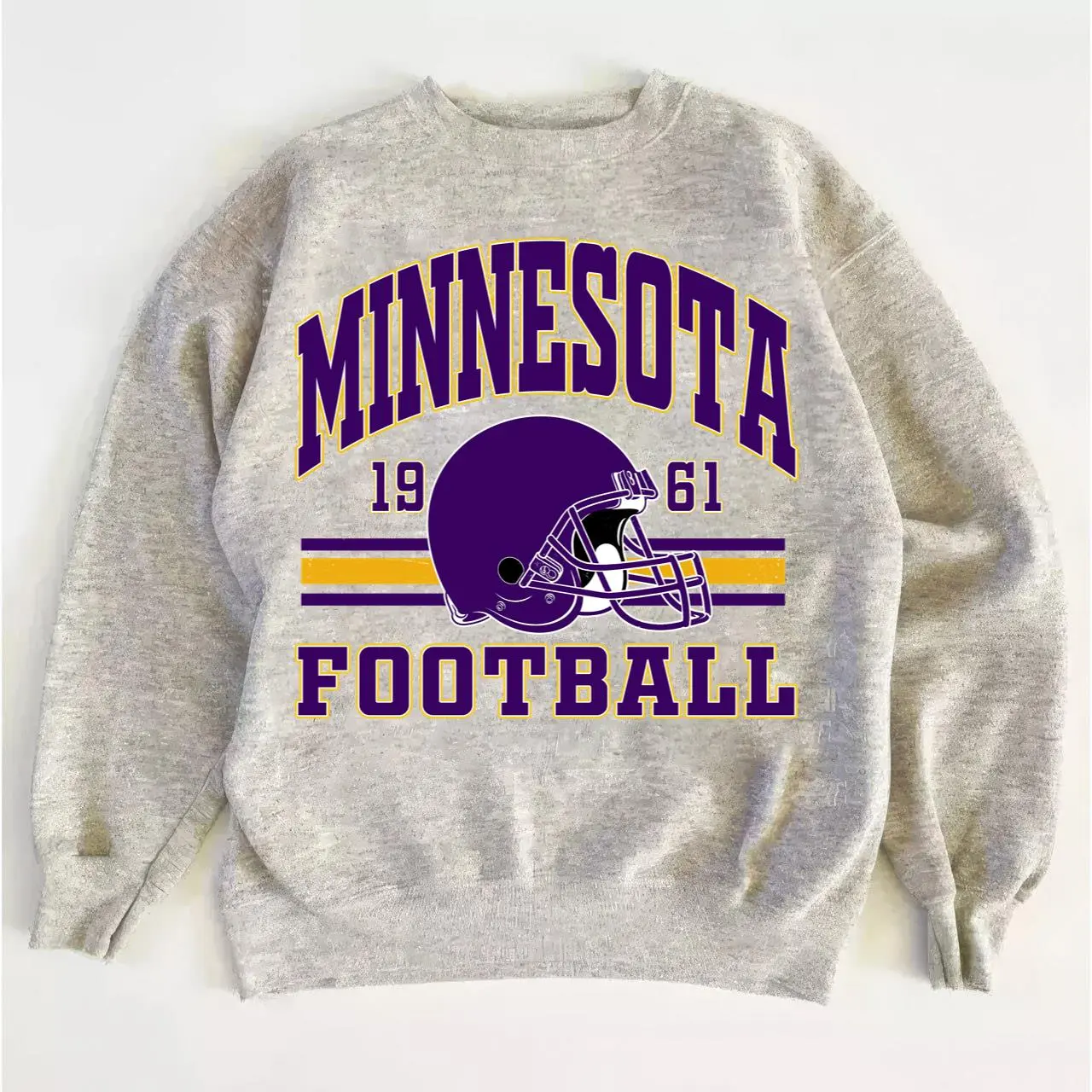 Minnesota Vintage Style Football Shirt, Vintage Minnesota Crewneck Pullover, Fan Gift