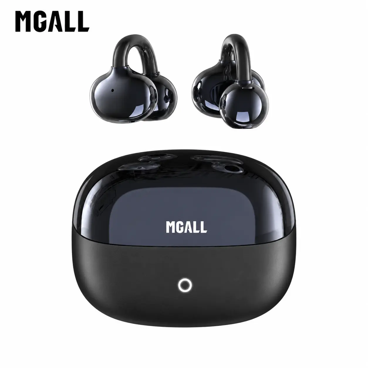 MGALL A720 Clip-On Hook Wireless Headset - 2025 Bluetooth 6.0, Faster & Stable Connection, No-Pressure Long-Session Fit, Precise Directional Sound, IPX5 Water Proof for Sports, Mobile Phones, Laptops,techvibes