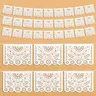 PVC Plastic Geometric Pre-Stringed Papel Picado Banner Ornaments - 3 Packs (19.7ft Each, 59ft Total, 15.7x11.8in Flags), Durable Fade-Resistant Rain-Ready Hispanic Decor for Cinco de Mayo, Anniversary, Indoor-Outdoor Home Festive Backdrops, 15.7×11.8" Fla