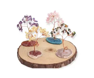 Mini Crystal Trees | Gemstone | Chakra | Good Luck | Healing | Altar Decor | Gift natural crystal