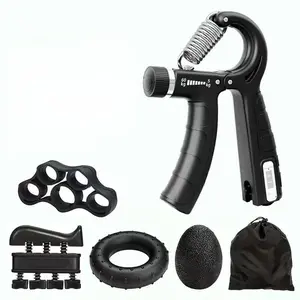 Grip Trainers, Including Forearm Strengtheners, Finger Trainers, Mechanical Counting Grips, Grip Balls, Hand Grippers, Strengthening Devices for Strength Training, Grip Improvement and Hand Exercises (5-Pack)