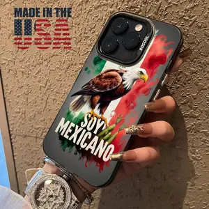 Suitable For iPhone 16 15 Pro Max Plus 14 13 12 11 X XR Mexican Heroes Day Durable shockproof Anti-Scratch PC Protective Case Protector Screen Protector
