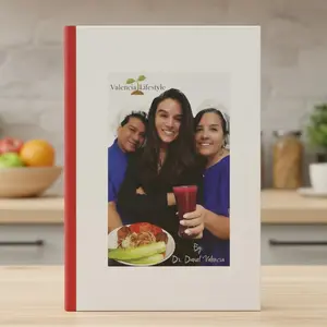 Valencia Lifestyle by Dr. Valencia | Bilingual Wellness Book (English/Spanish) + 28-Day Meal Plan for Healthy Living & Nutrition Guide