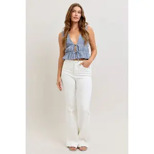 Judy Blue High Waist Tummy Control Shield Pocket Flare Jeans