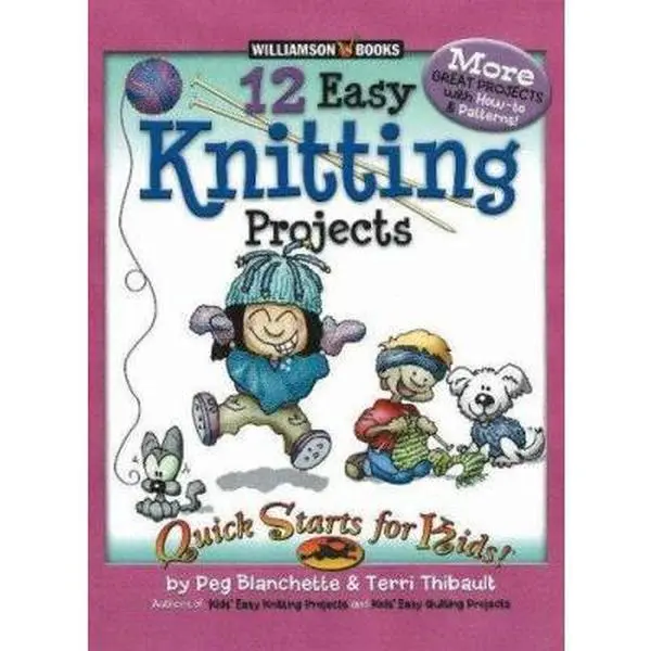 USED-12 Easy Knitting Projects (Quick Starts for Kids!) by Peg Blanchette (Paperback)