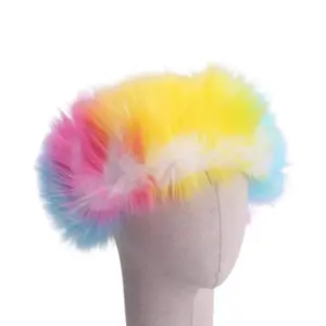 Stylish Faux fur Headband Hat & Fur Key Chain set