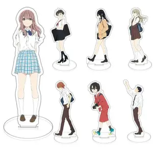 Anime A Silent Voice Stand Acrylic Figure Ishida Shōya Nishimiya Shouko The Shape of Voice Standing Display Desktop Decoration