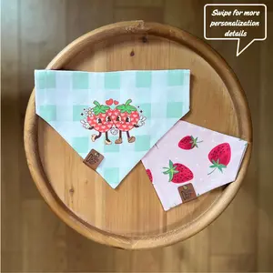 Berry Besties / Reversible / Over-the-Collar / Pet Bandana