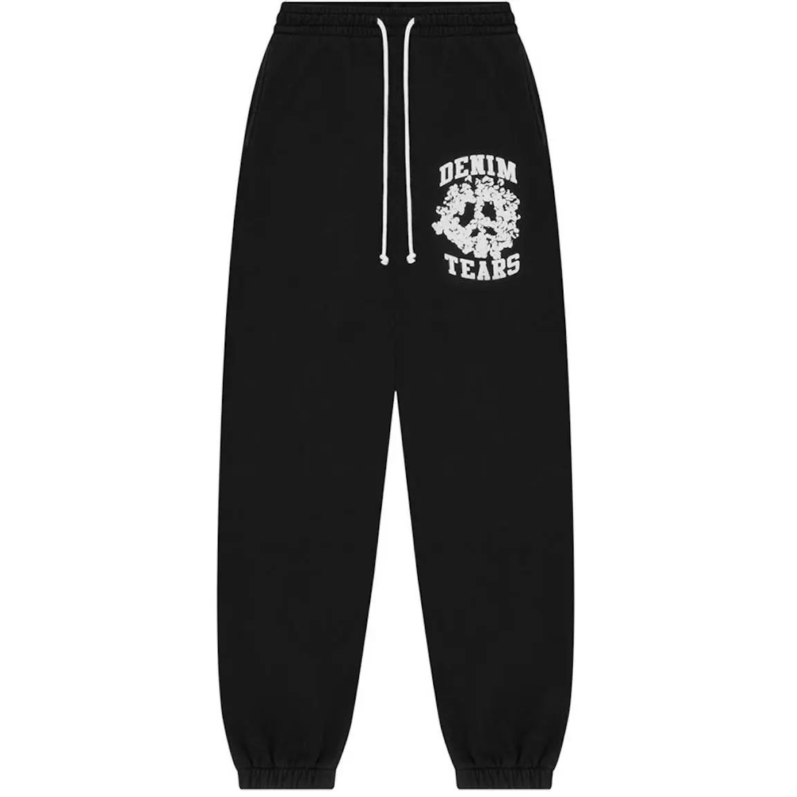 Denim University Sweatpants, De.Tears Unisex Graphic Streetwear Joggers, Gothic Joggers, Aesthetic Grunge Lounge Pants