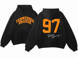 Megan MOrOney Tennessee Orange Raglan 2 #Side #Hoodie, Megan Moroney Shirt, Gift For Fan, Country Music Fan Shirt, Fun Graphics