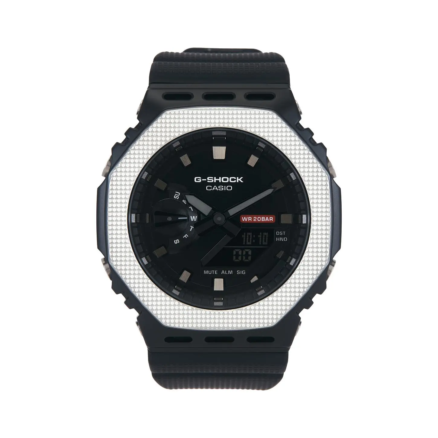 G-Shock G Steel Modern Industrial Gm2100 Series Watchin Black & Silver