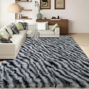 Large Area Rugs for Living Room, Ultra Soft Beige Big Shag Rug for Bedroom Nursery, Modern Fluffy Plush Carpet for Girls Boys Kids Room Dorm Home Decor, Upgrade Non-Slip