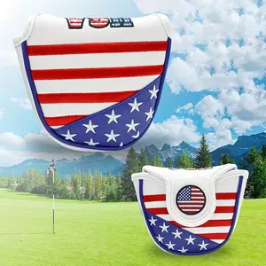 1 Pack Golf Club Putter Cover with Magnetic Closure Golf Clubs Head Cover for Men Women Quality Durable Synthetic Leather Deluxe Golf Covers Gift