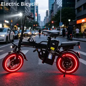 S6 Electric Bicycle 400W Motor 48V 15Ah Battery Foldable Design for Daily Commutes & Urban Adventures with Reliable Disc Brakes and Ergonomic Comfort Bike Seat Dual