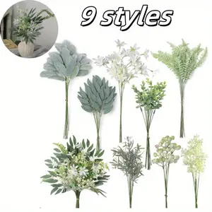 70 Pcs Artificial Greenery Stems Box Set,with 8 Kinds of Faux Plants and Fake Flowers for DIY Bridal Bouquets Wedding Floral Arrangement Table Centerpieces Decoration (Sage Green & White),Automotive & Motorcycle