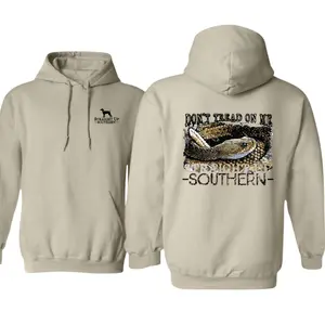 Don’t Tread On Me Hoodie, Straight Up Southern Sweatshirt, Rattlesnake Outdoor Hoodie, Country Boy Patriotic Pullover, Southern Pride Gift For Men, Freedom Shirt. Unisex - Menswear, Streetwear. Men's Tops
