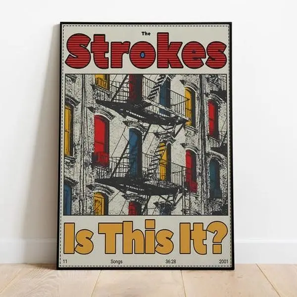 The Strokes Poster Print | Artist Poster | Music Gift | Wall Decor | Room Decor