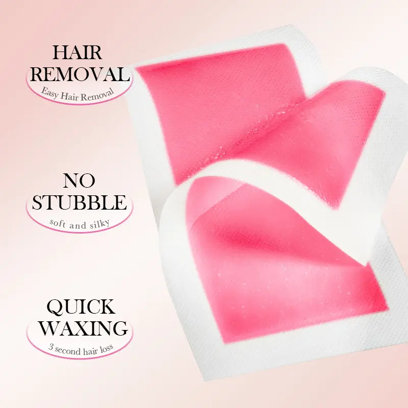 Double-Sided Wax Strips, Aloe Soothing, Rose Honey Moisturizing, Painless