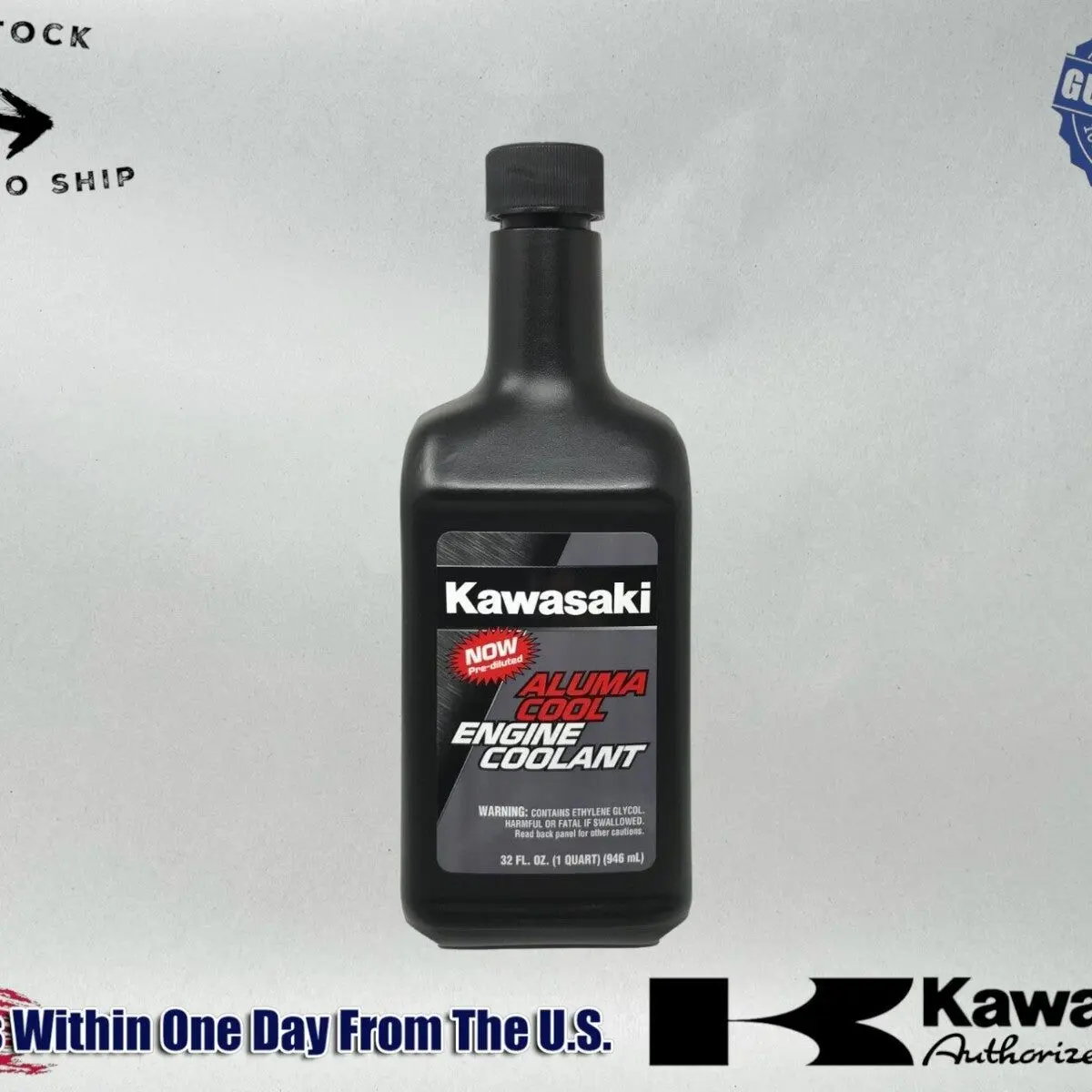 Kawasaki Genuine OEM Aluma Cool Engine Coolant K61081-004B