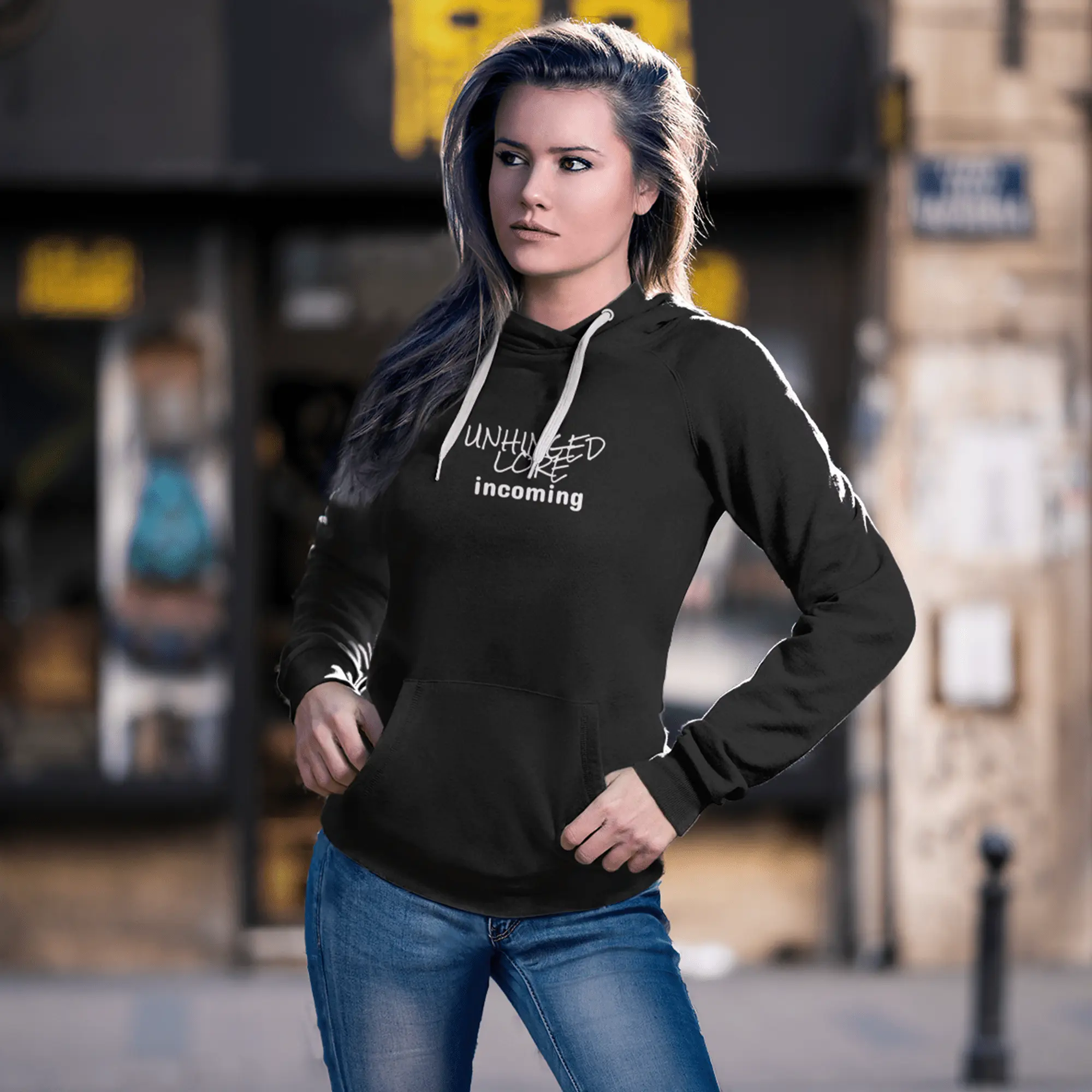 Unhinged Lore Incoming Hoodie, Funny Chaos Meme Hoodie, Viral Sweatshirt