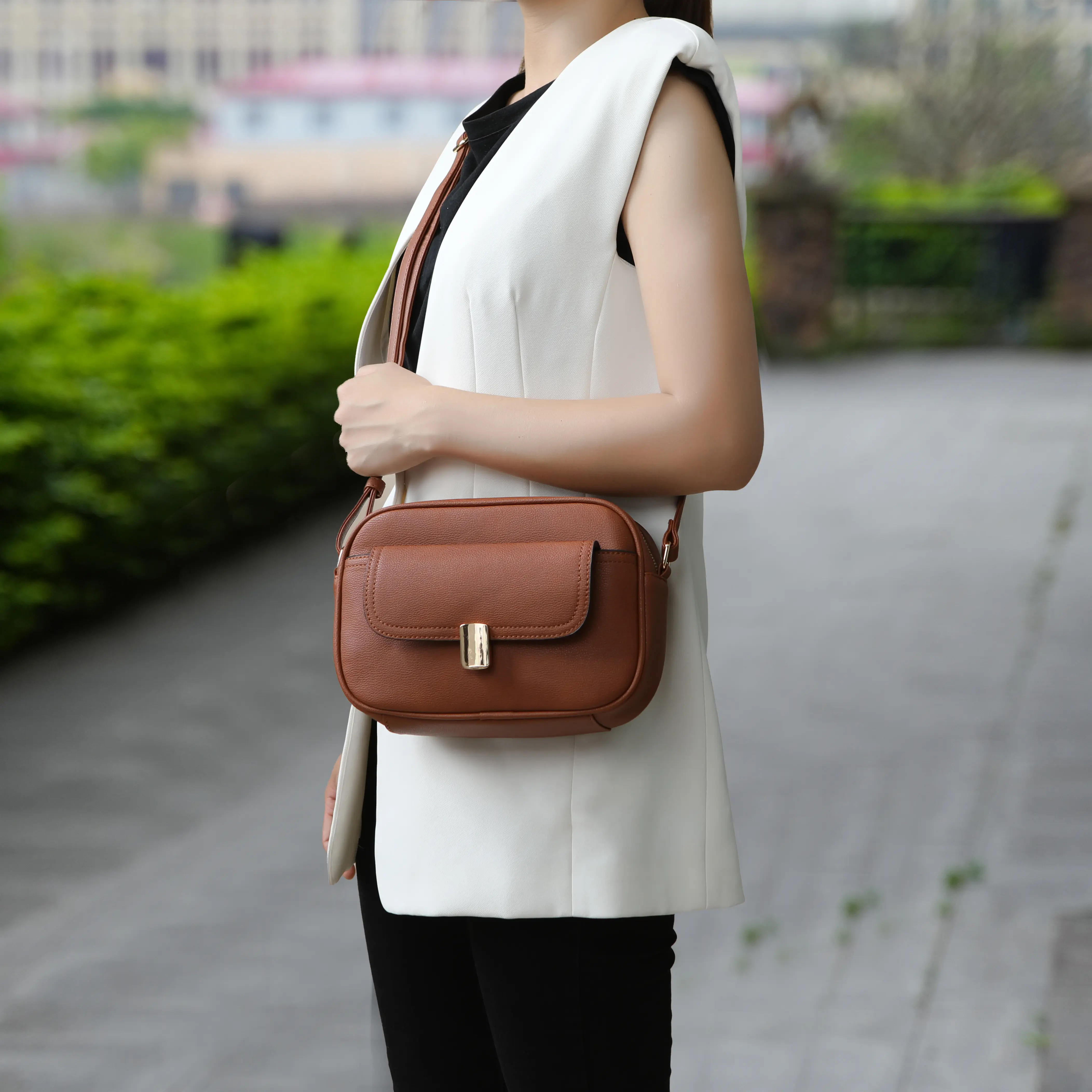MKF Collection Michaela Vegan Leather Women's Crossbody Shoulder Bag