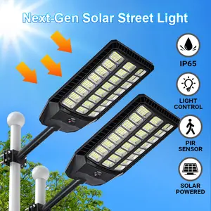 2pcs Solar Flood Lamp, Street Light Outdoor, 3 Modes Motion Sensor Security Light for Yard Garden Road Garage, Solar Lights Outdoor Wall/Pole Mounted with Remote, IP65 Waterproof