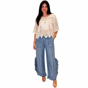 Barely There Crochet Lace Top
