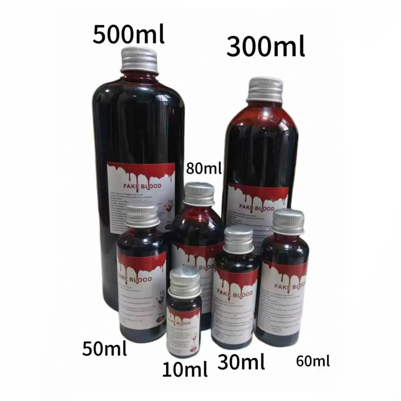 Halloween Realistic Creepy Fake Blood, Spooky Role Costume Props, Party Performance, Cosplay, Vampire, Zombie Festival Props, Accessories, Random Color