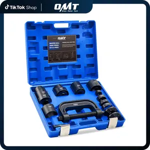 【SummerVibes】Orion Motor Tech Ball Joint Press Kit, 21-Piece Master Ball Joint Removal Tool with C-Frame, Heavy-Duty Brake Anchor Pin U Joint Ball Joint Press Tool for 2WD and 4WD Cars Black/Blue/Green, Car Repair Tool Kit