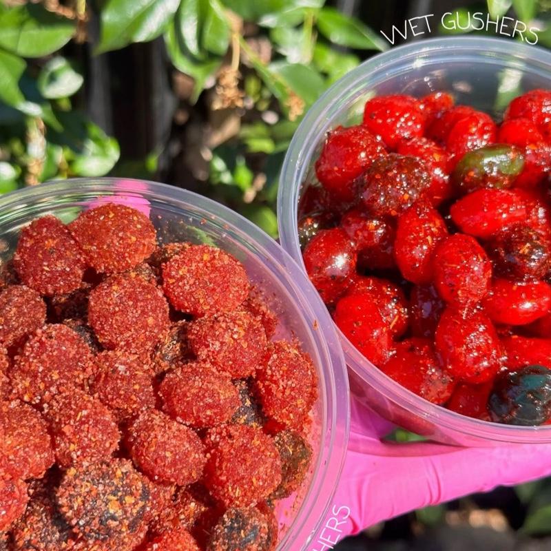 8oz Chamoyaholics Delicious Chamoy Gusherz- Sweet, Sour, and with a Kick