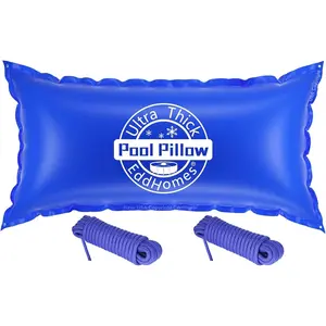 4x8FT Pool Pillow for Above Ground Pools, 0.5mm Extra Thick &  Cold-Resistant Pool Pillows 4x8ft for Closing Winter, P ool Pi llow for Winterizing to Last  Season(with 33ft Rope)