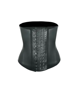 Latex Waist Trainer Long Onyx