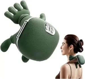 Konstreet Cordless Neck and Shoulder Massager with Heat – Deep Tissue Relief with Bionic Hand Technology for Electric Cervical and Back Pain Relief.