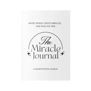 Miracle & Manifestation Planner - Gratitude Journal for Daily Reflection, Positive Affirmations & Intentional Living Notebook