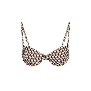 Capri Top - Husk Geo