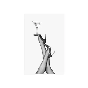 IT girl prints and posters, Chic Wall Decor, Minimalist Home Art, Gallery Prints, stockholm poster for room, girl posters and prints heels and martini print