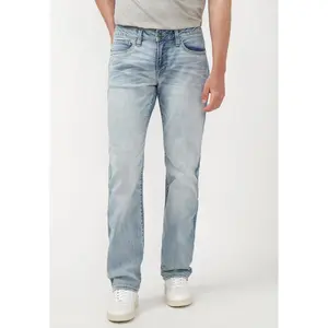 Straight Six Men's Jeans in Crinkled Light Blue - BM22762
