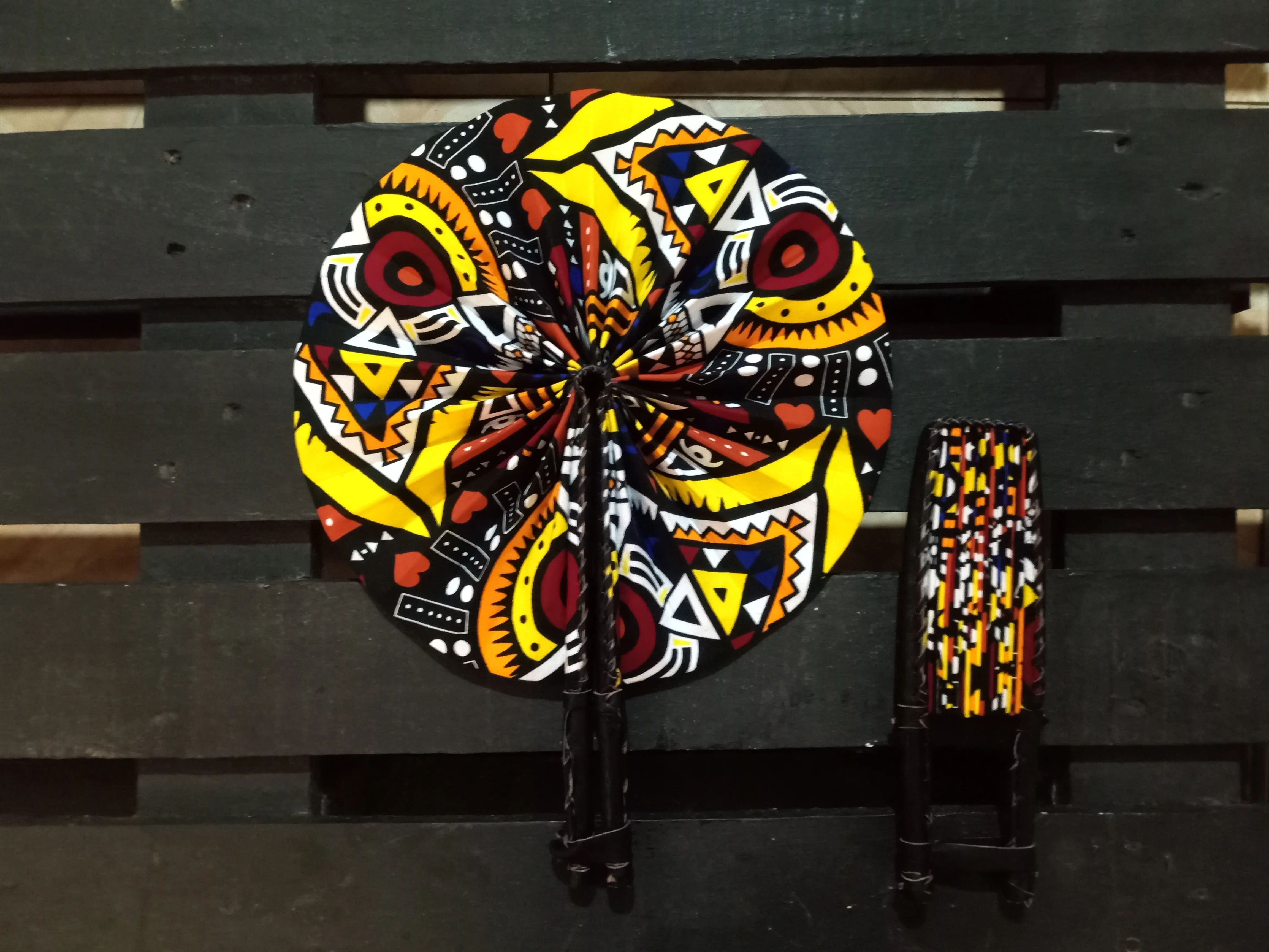 LET'S GO CRAZY  hand fan