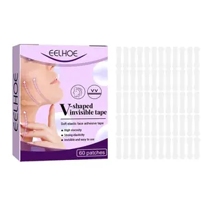 Face Lift Tape – 60pcs V-Shaped Face Lift Tape, For Lifting Jaw, Chin and Cheeks, Firming and Smoothing Sagging Skin – Strong Adhesion, Waterproof and Long-Lasting, Can Be Used All Day