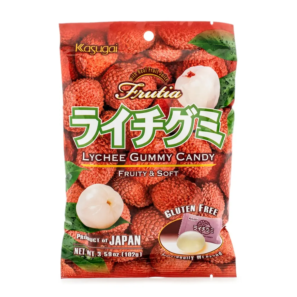 Kasugai Fruit Gummy Lychee 102 g