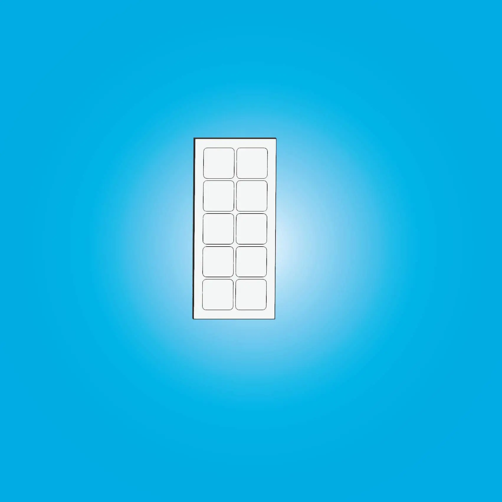 [10 - Pack] Plain Squares - Sublimation Earring Blanks - Studs