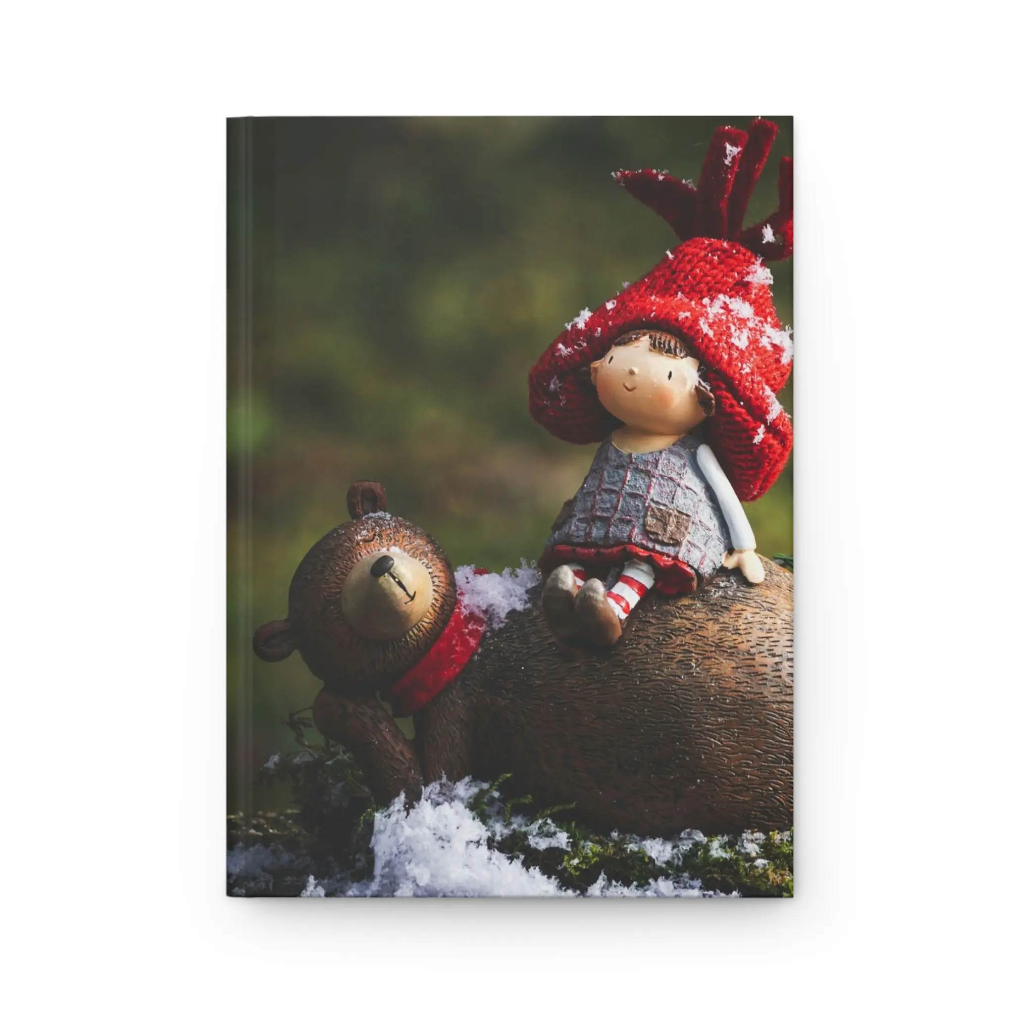 Whimsical Holiday Hardcover Journal, Perfect Gift for Christmas, Diary, Notebook, Journal for Writing, Winter Memories